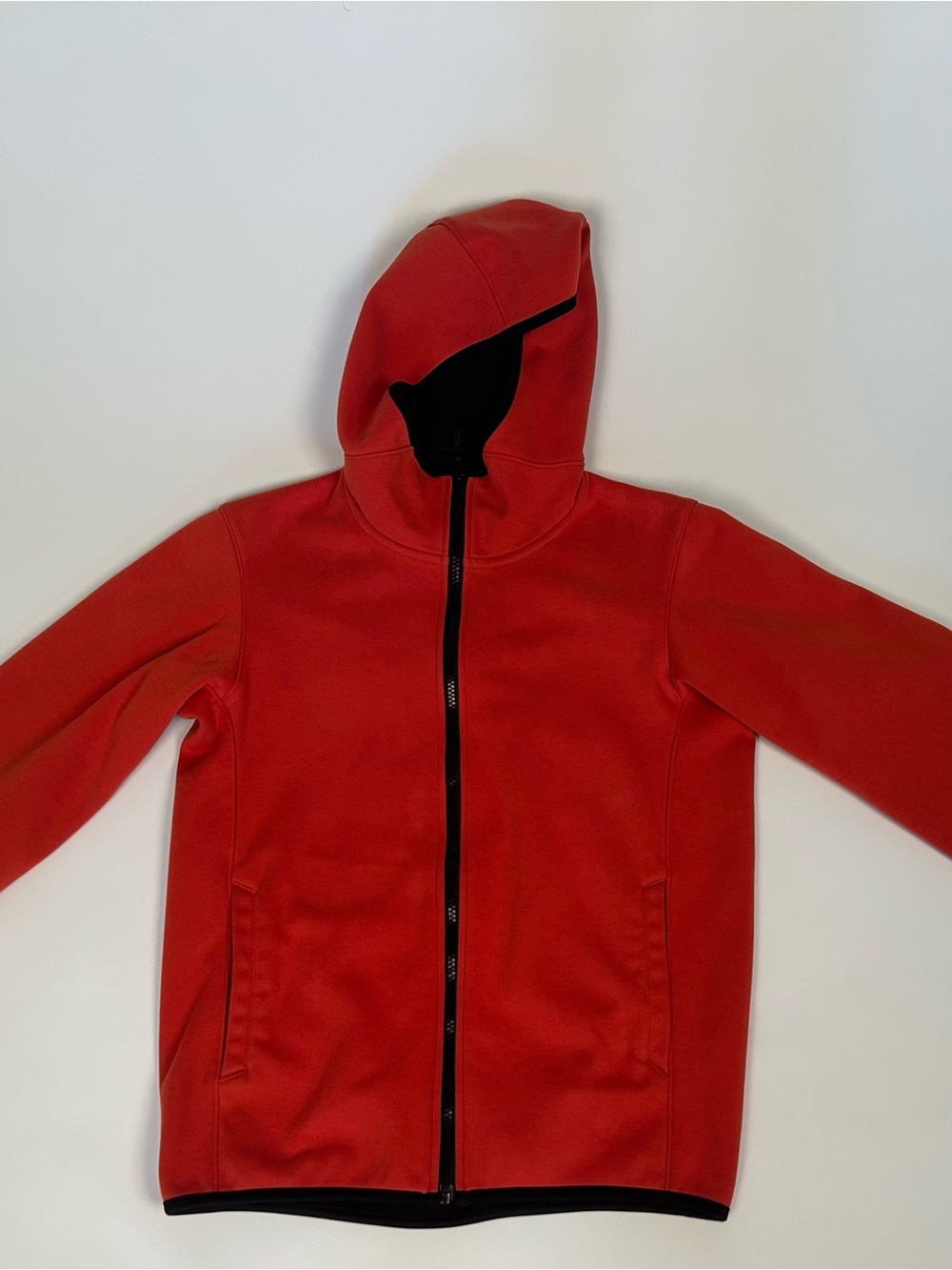 Uniqlo Hooded Zip-Up Jacket with Black Trim